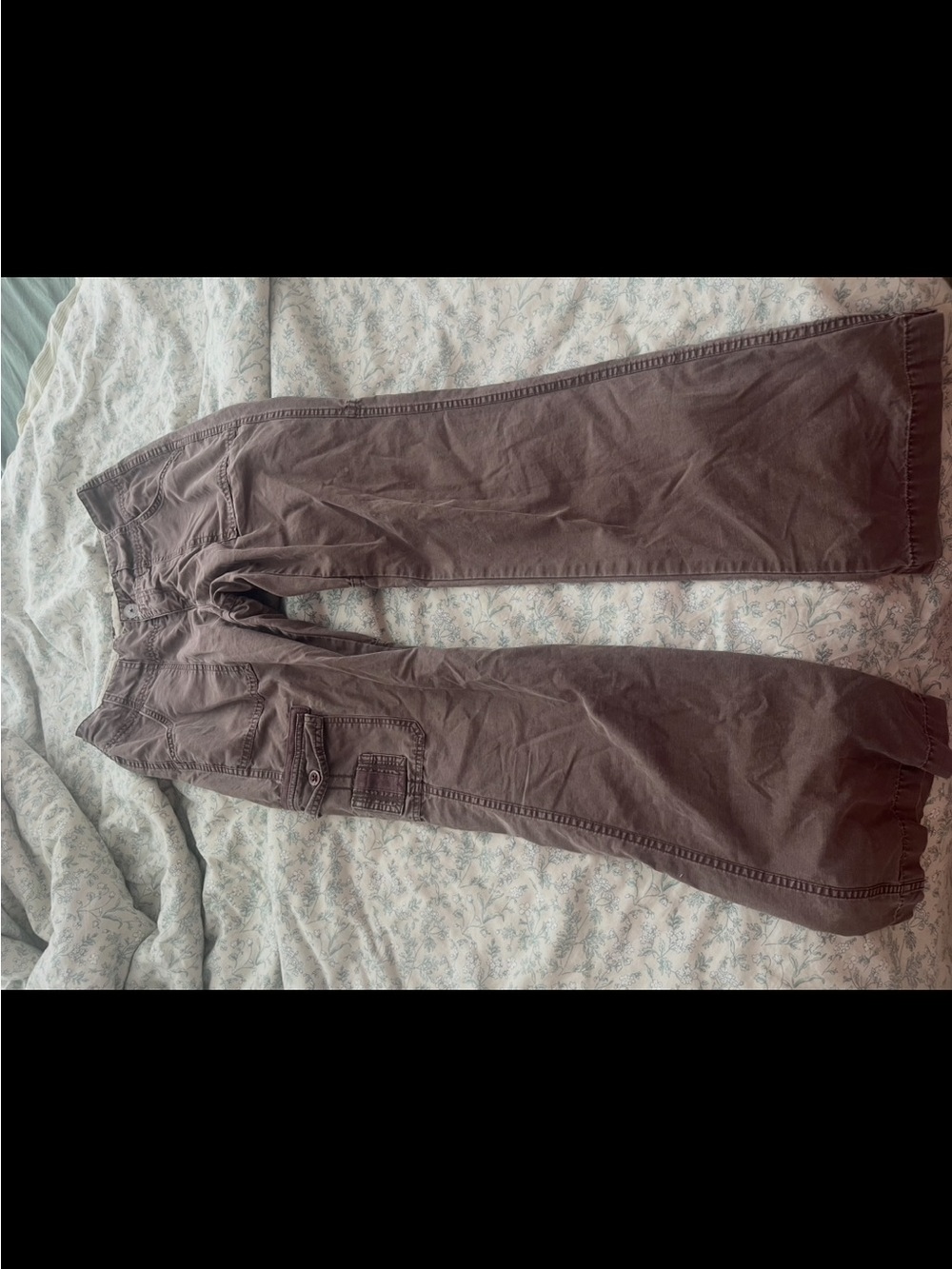 Horny Toad Women's Wide-Leg Cargo Trousers in Mauve Brown